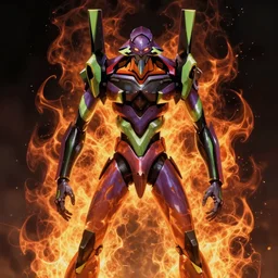 evangelion mech. by rembrandt, 1 6 6 7, fractal flame, luis royo