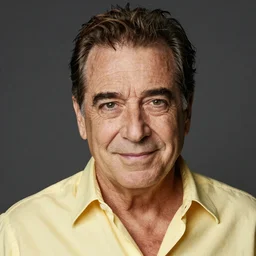 portrait of  Morty Smith wearing a yellow shirt by Mario Testino, headshot, detailed, award winning, Sony a7R