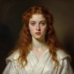 Pre-Rafaelite Jedi knight in the style of John William Godward,