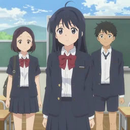 Japanese anime school