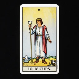 the 10 of cups tarot card by Austin osman spare