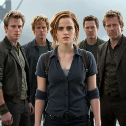 A shot from the sci-fi movie starring emma watson by nuri iyem, james gurney, james jean, greg rutkowski, anato finnstark