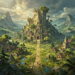 the dual world of bytopia, dnd forgotten realms