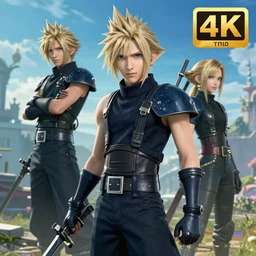 final fantasy vii remake highlights, 4k