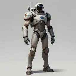 character concept art, stylized proportions, human space suit, sci - fi!!!!, large shoulders, thin long legs, in the style of mike mignola, trending on artstation