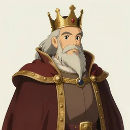 portrait of a medieval old king, artstation, cartoon, elegant, highly detailed, digital painting, clean! outstanding! art by ghibli, makoto shinkai, fujita goro, giraud, akihiko yoshida, fadeev 8 k