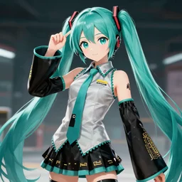 hatsune miku as a secret agent, character art portrait, anime key visual, official media, illustrated by wlop, extremely detailed, 8 k, trending on artstation, cinematic lighting, beautiful,