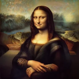 art by leonardo da vinci representing a spirit