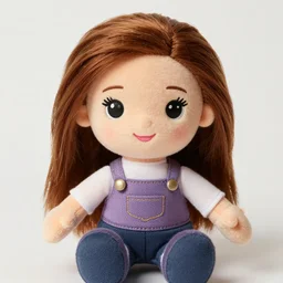 jennifer connelly as a plush doll, 8k