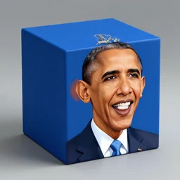 obama as a cube