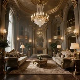 futuristic Victorian era interior design artstation, 8k unreal engine
