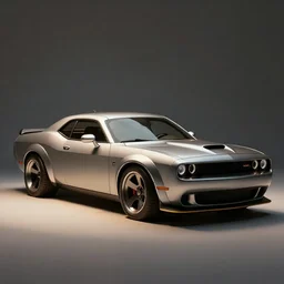 concept art, retro futuristic dodge hellcat, studio lighting studio photo