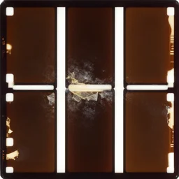 high - resolution scans of film damage, 4 k