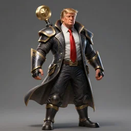 donald trump as a dota 2 character art artstation ultra detailed