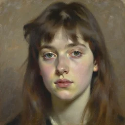 3 hour wip loose painting of a beautiful face, by john singer sargent