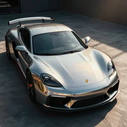generative design structure, porsche shape, bioceramic reflelctive material