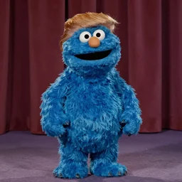 Donald Trump as a Gorg, from tv show Fraggle Rock