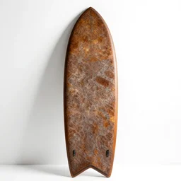rustic bodyboard, studio product photography, isolated on a pure white background, centered, entire object in frame, sharp focus, soft studio lighting