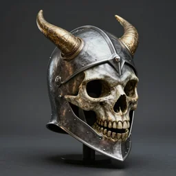 medieval helmet in the shape of a demon skull, epic, artsation, 4 k