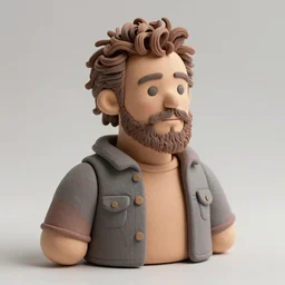 post malone made out of polymer clay detailed sculpture trending on artstation