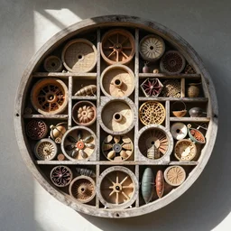 insect hotel designed by Frank Lloyd Wright