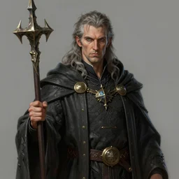 a ultra realistic fantasy matte painting portrait of a male sorcerer, ultra detailed, art by ralph horsley, swanland, sabbas