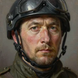 portrait of the retired mercenary, detailed realism face in painting, detailed beautiful portrait, oil painting masterpiece, 8 k resolution, smooth, sharp focus, trending on artstation, by rembrandt