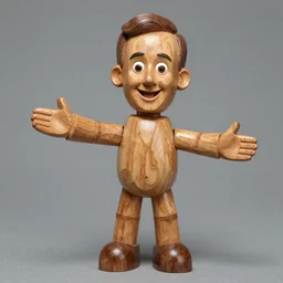 john oliver is a!! ventriloquist dummy!!, wood - carving,