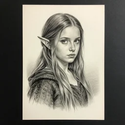 a female dwarf sorceress | | pencil sketch, realistic shaded, fine details, realistic shaded lighting poster by greg rutkowski, magali villeneuve, artgerm, jeremy lipkin and michael garmash and rob rey