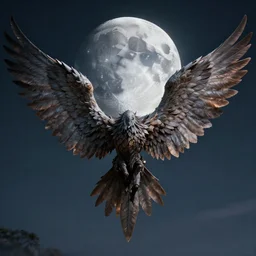 whatever you do don't die realistic epic wings moon