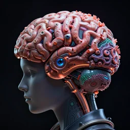 cyberpunk coral brain, highly detailed, digital painting, trending on artstation, concept art, sharp focus, illustration, art by artgerm and greg rutkowski and magali villeneuve