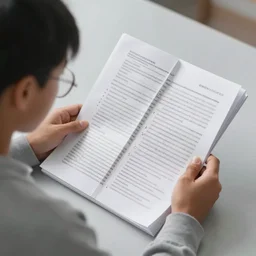 a student reading all the human knowledge made to date with papers going towards the horizon, katsuhiro otomo