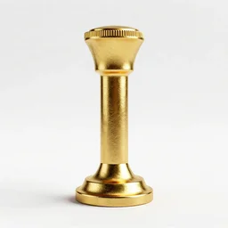gilded router, clean 3d render, octane render, isolated on a pure white background, centered, entire object in frame, sharp focus, soft studio lighting