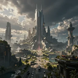the day when the metaverse crashes, dystopic virtual world, octane render, end of the world