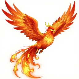 a burning phoenix art by ayami kojima