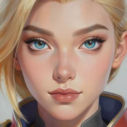 portrait painting of zarya from overwatch, sharp focus, award - winning, beautiful eyes, perfect eyes, trending on artstation, masterpiece, highly detailed, intricate. art by josan gonzales and moebius and deathburger