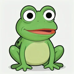 a portrait of Pepe the Frog by Elin Danielson-Gambogi,