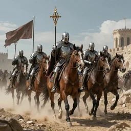 Soldiers on horseback, The Order of Inquisitors, fantasy