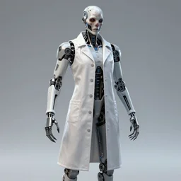 cybernetic plague doctor 8 k hyperrealism frightening
