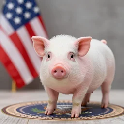a miniature pig is the president of the united states