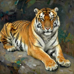 tiger by artist tamara de lempicka