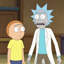 rick and morty scene by Du Xiang