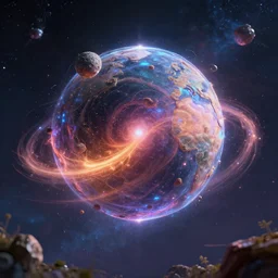 Artificial intelligence creates a new universe through our prompts, Sci-fi Art