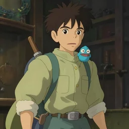 an epic anime of snot artist, ghibli, unreal 5, octane render, rpg portrait, dynamic lighting, epic, epic anime, 2 d