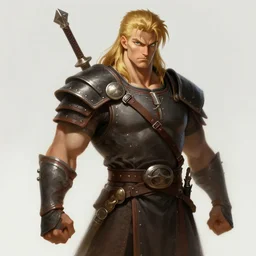 character concept portrait, conan barbarian hero, digital painting, concept art, smooth, sharp focus, illustration, artgerm