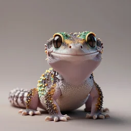 cute gecko, somber melancholic matte painting, hyperrealism, hyperrealistic, cinematic masterpiece, fantasy style 8 k ultrahd octane render