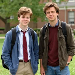 character mix of Gilbert Blythe and johnny deep as college students