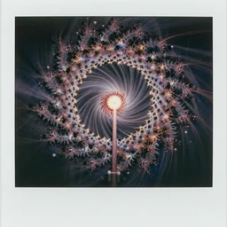 8 0 s colour photograph artistic polaroid of highly detailed fractal spiral tyco sprinkler, soft lighting insanely detailed concept art by luis royo, boris vallejo, beksinski, todd mcfarlane, lotr, soft lighting, particle fx renderer photorealistic