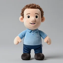 Mark Zuckerberg Metaverse plush toy, product photography