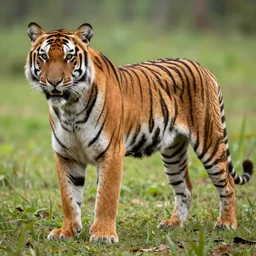 a tiger wolf!!! hybrid! hyper realistic!! realistic lighting!! wildlife photographer of the year!!! bold natural colors, national geographic, hd, wide angle, 8 k